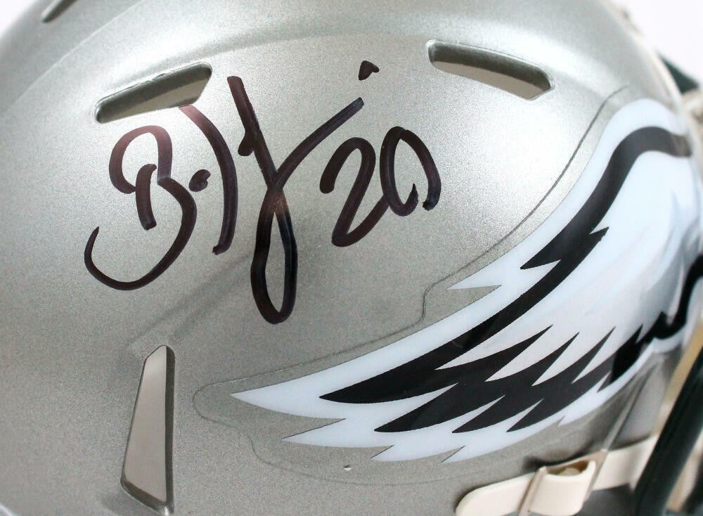 Brian Dawkins Signed Philadelphia Eagles Flash Speed Mini Helmet