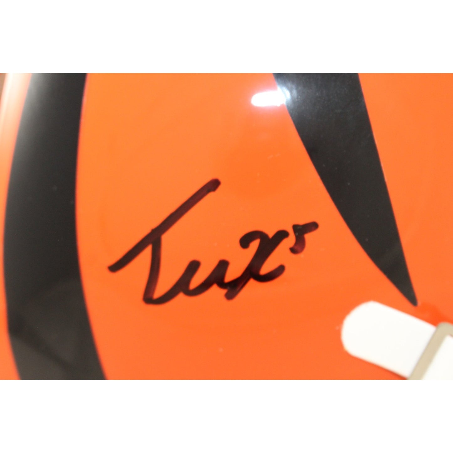 Tee Higgins Autographed Cincinnati Bengals Authentic Full Size Helmet