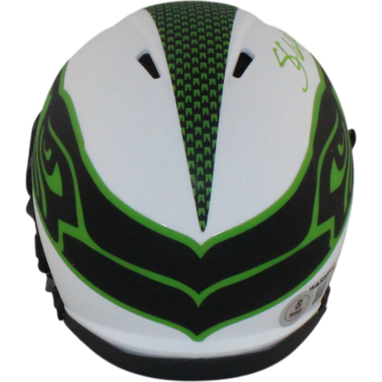 Shaun Alexander Autographed Seattle Seahawks Lunar Mini Helmet