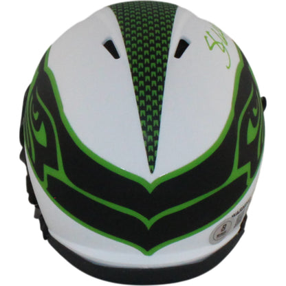 Shaun Alexander Autographed Seattle Seahawks Lunar Mini Helmet