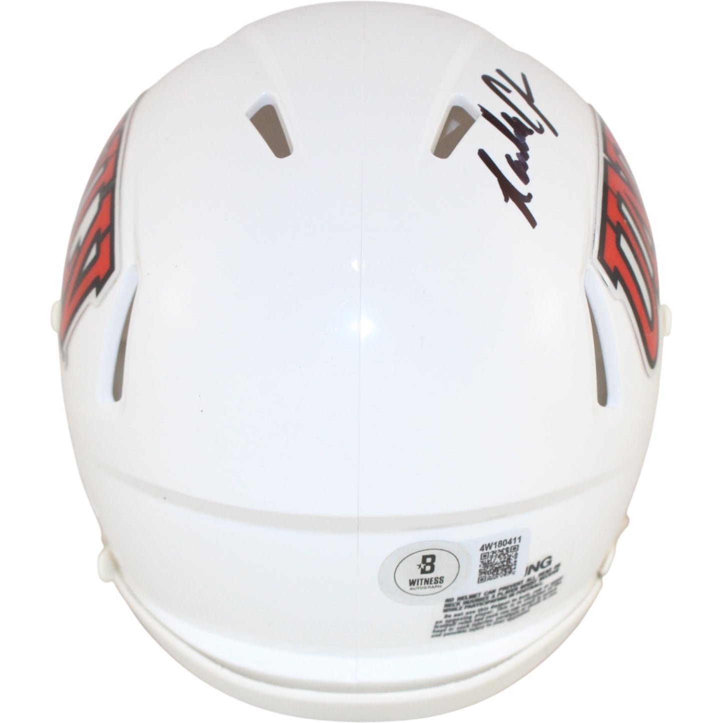 Randall Cunningham Autographed UNLV Rebels Mini Helmet (Beckett Witnessed)