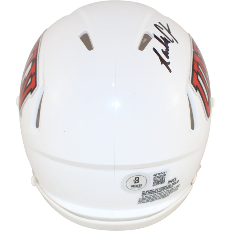 Randall Cunningham Autographed UNLV Rebels Mini Helmet (Beckett Witnessed)