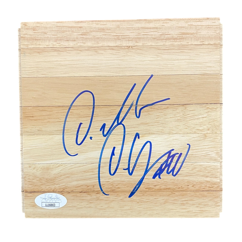 DeMar DeRozan Signed Basketball Floorboard (JSA COA)