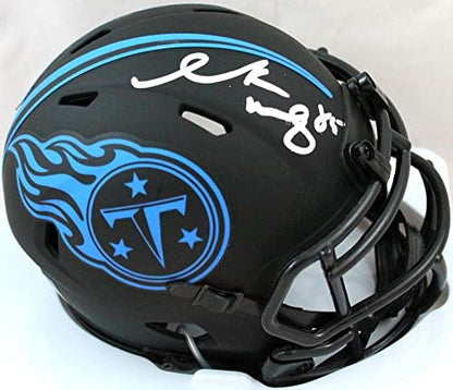 Derrick Mason Signed Tennessee Titans Eclipse Speed Mini Helmet