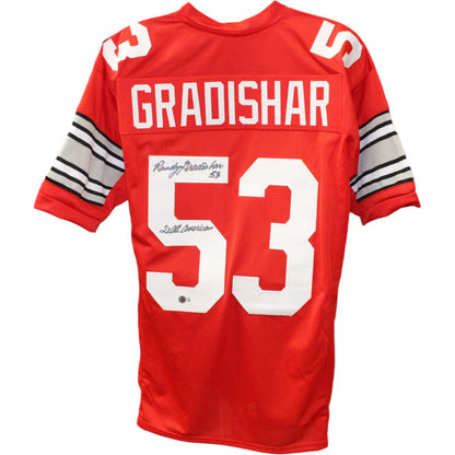 Randy Gradishar Signed College Style Red Jersey (2x All American)