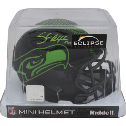 Shaun Alexander Signed Seattle Seahawks Eclipse Mini Helmet