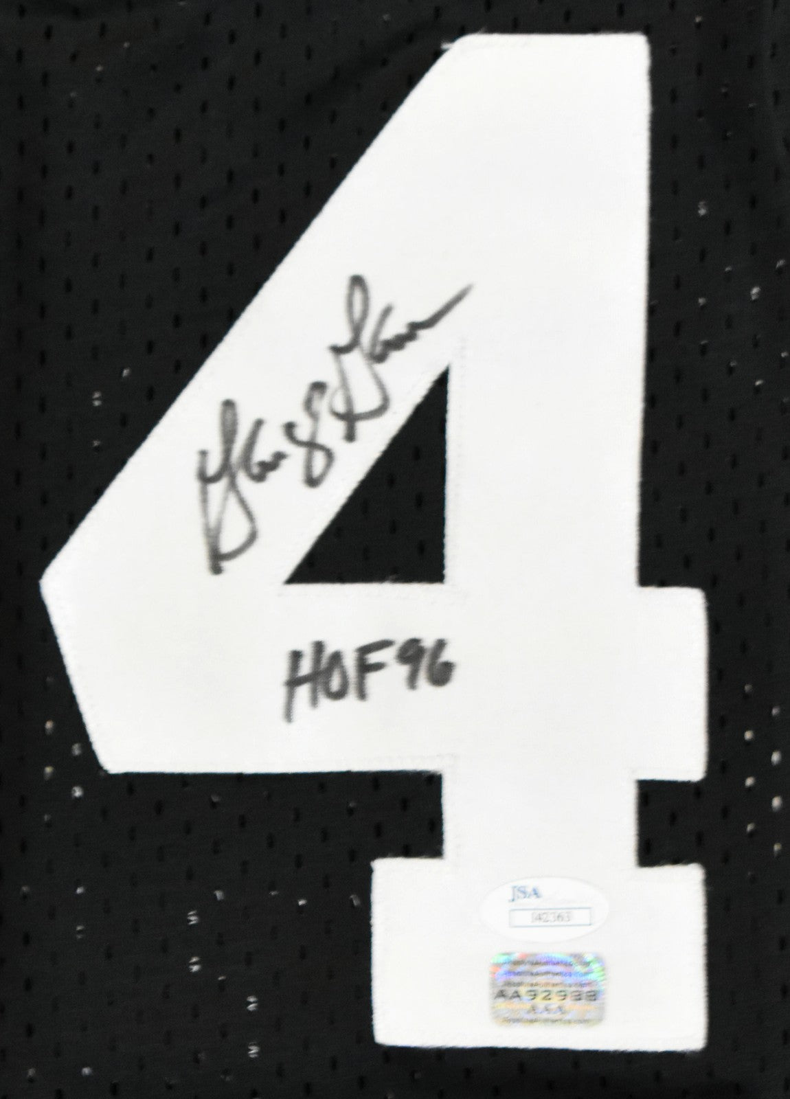 George Gervin Autographed San Antonio Spurs Style Black Custom Jersey