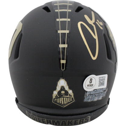 Aidan O'Connell Signed Purdue Boilermakers Vintage Pete Mini Helmet Inscribed