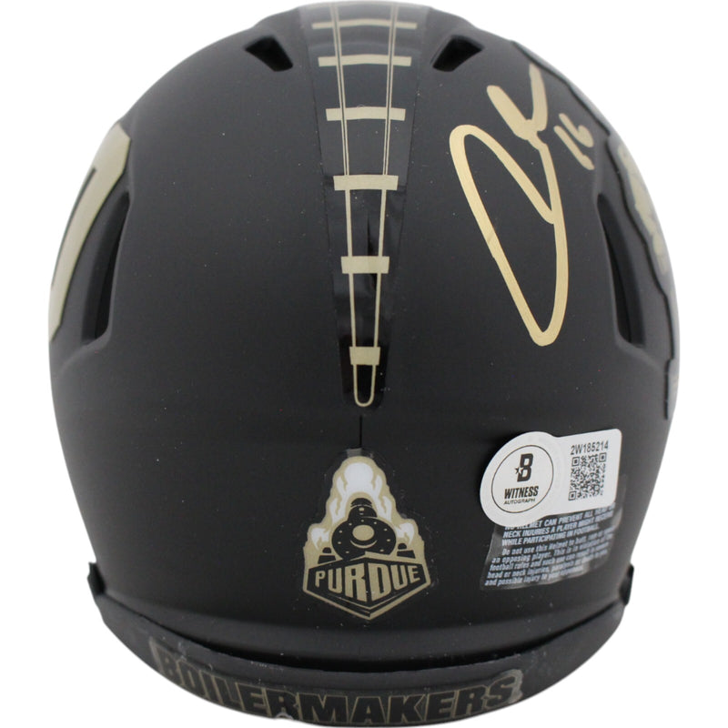 Aidan O'Connell Signed Purdue Boilermakers Vintage Pete Mini Helmet Inscribed