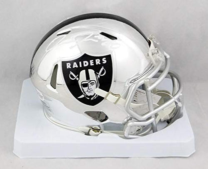 Josh Jacobs Signed Oakland Raiders Chrome Mini Helmet