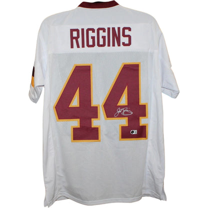 John Riggins Autographed White Pro Style Jersey