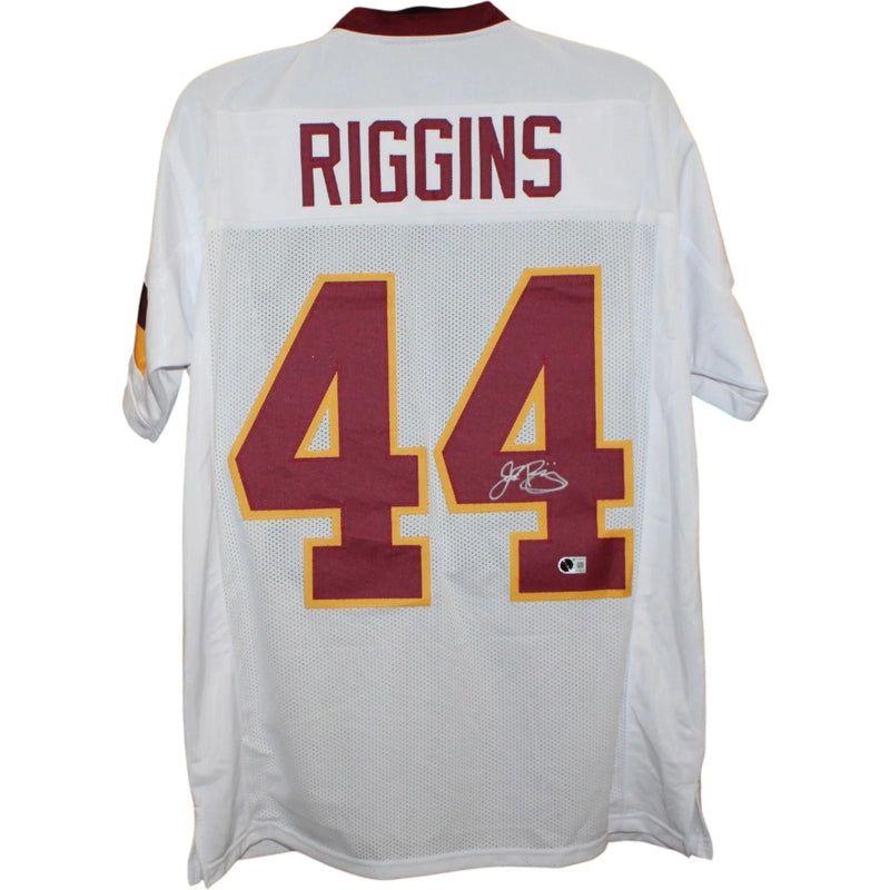 John Riggins Autographed White Pro Style Jersey