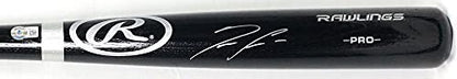 Ronald Acuna Jr. Autographed Black Baseball Bat