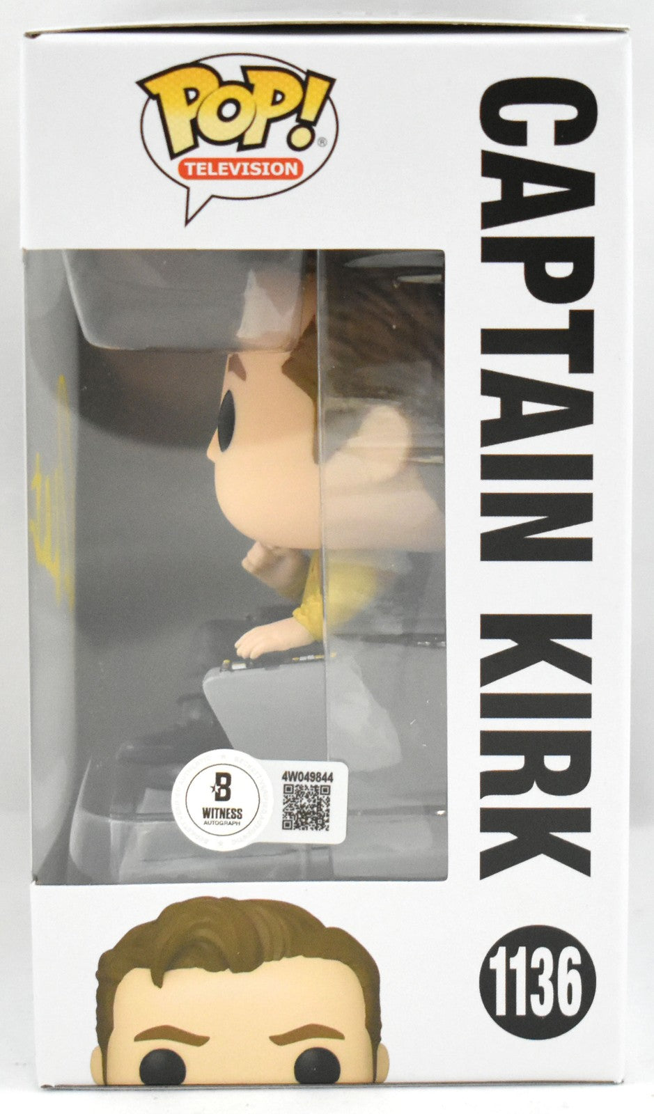 William Shatner Signed Captain Kirk Star Trek Funko Pop #1136