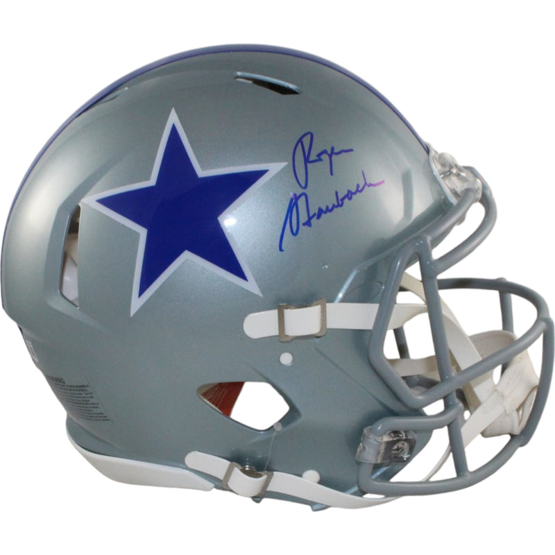 Roger Staubach Dallas Cowboys Autographed Full Size Authentic Throwback Helmet