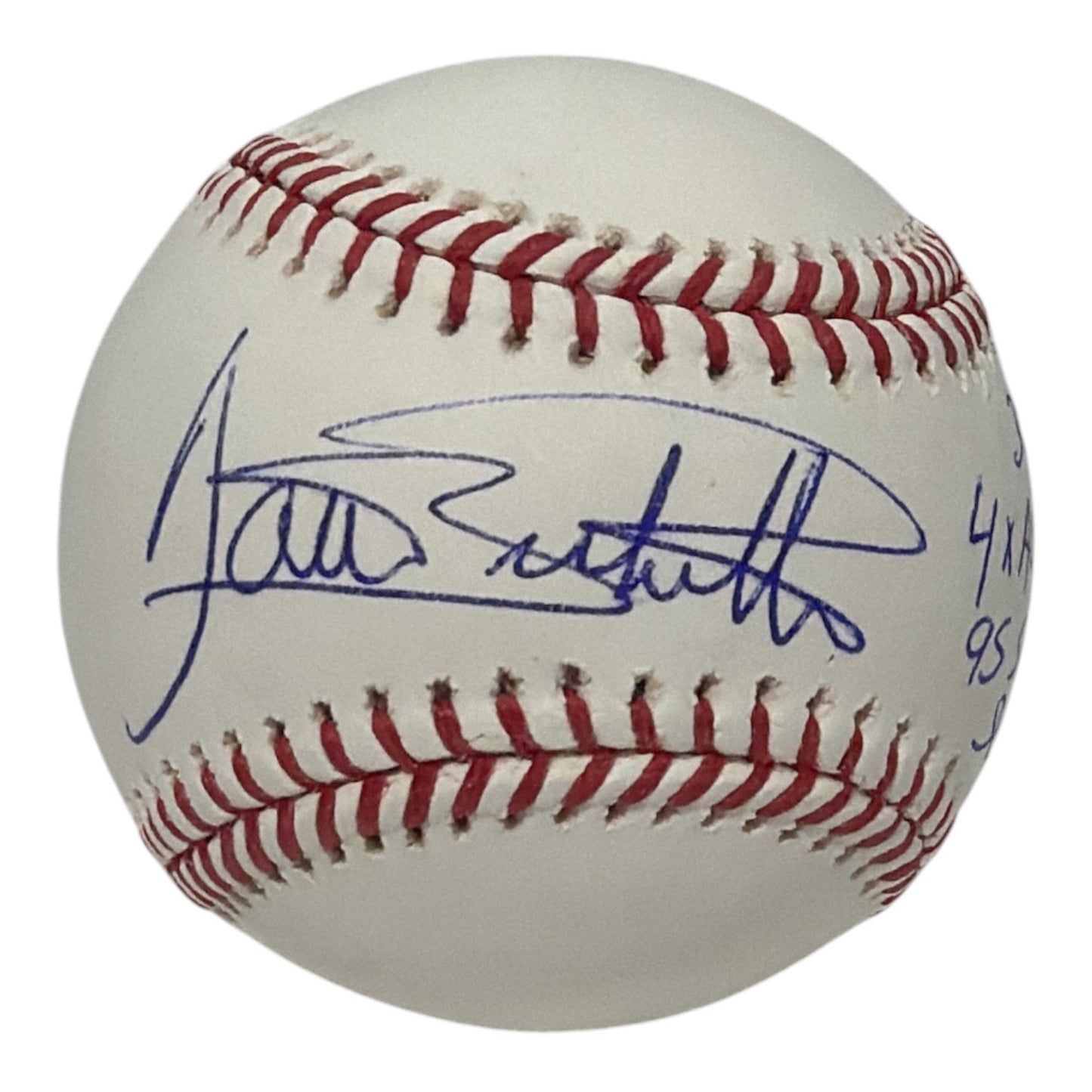 Dante Bichette Signed Official MLB Baseball with 5 Inscriptions
