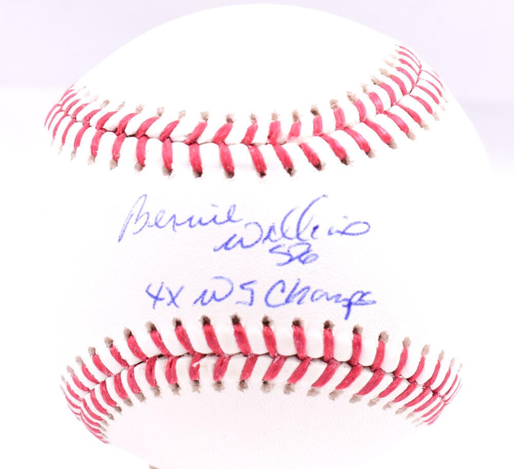 Bernie Williams Autographed Official MLB Baseball - 4x WS Champs