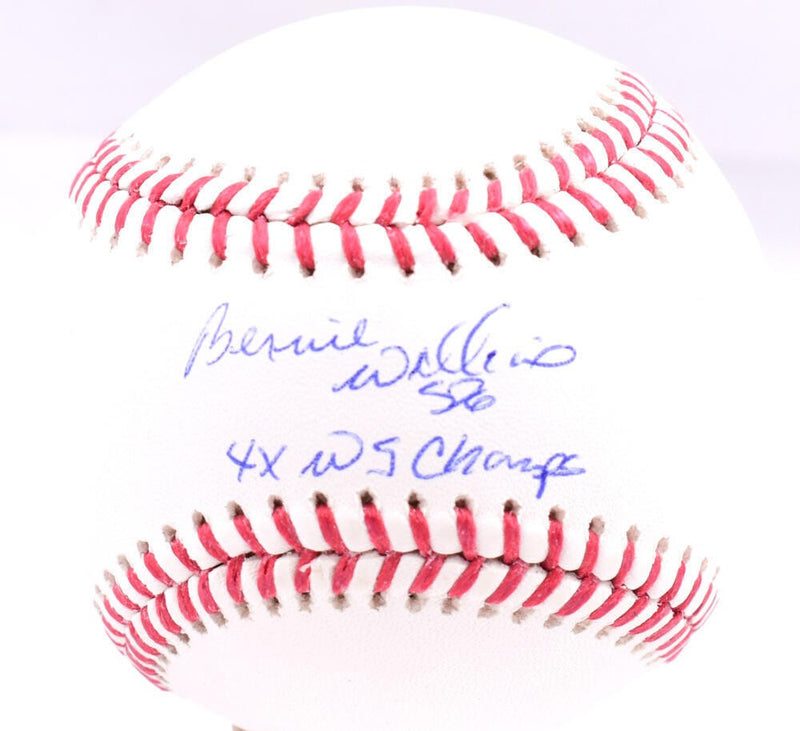 Bernie Williams Autographed Official MLB Baseball - 4x WS Champs