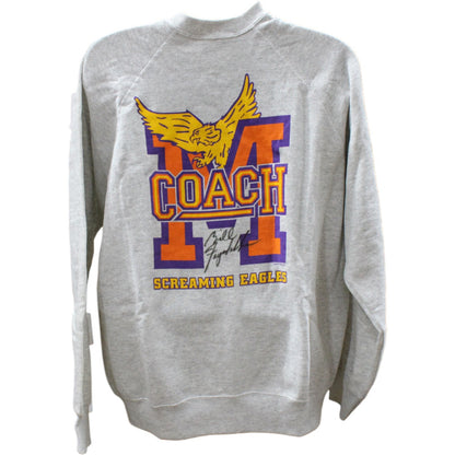 Bill Fagerbakke Signed "Coach" Screaming Eagles Sweatshirt (BAS COA)