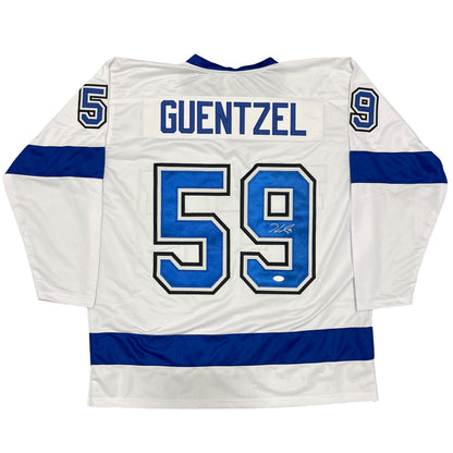 Jake Guentzel Signed Tampa Bay Lightning Custom Hockey Jersey (JSA COA)