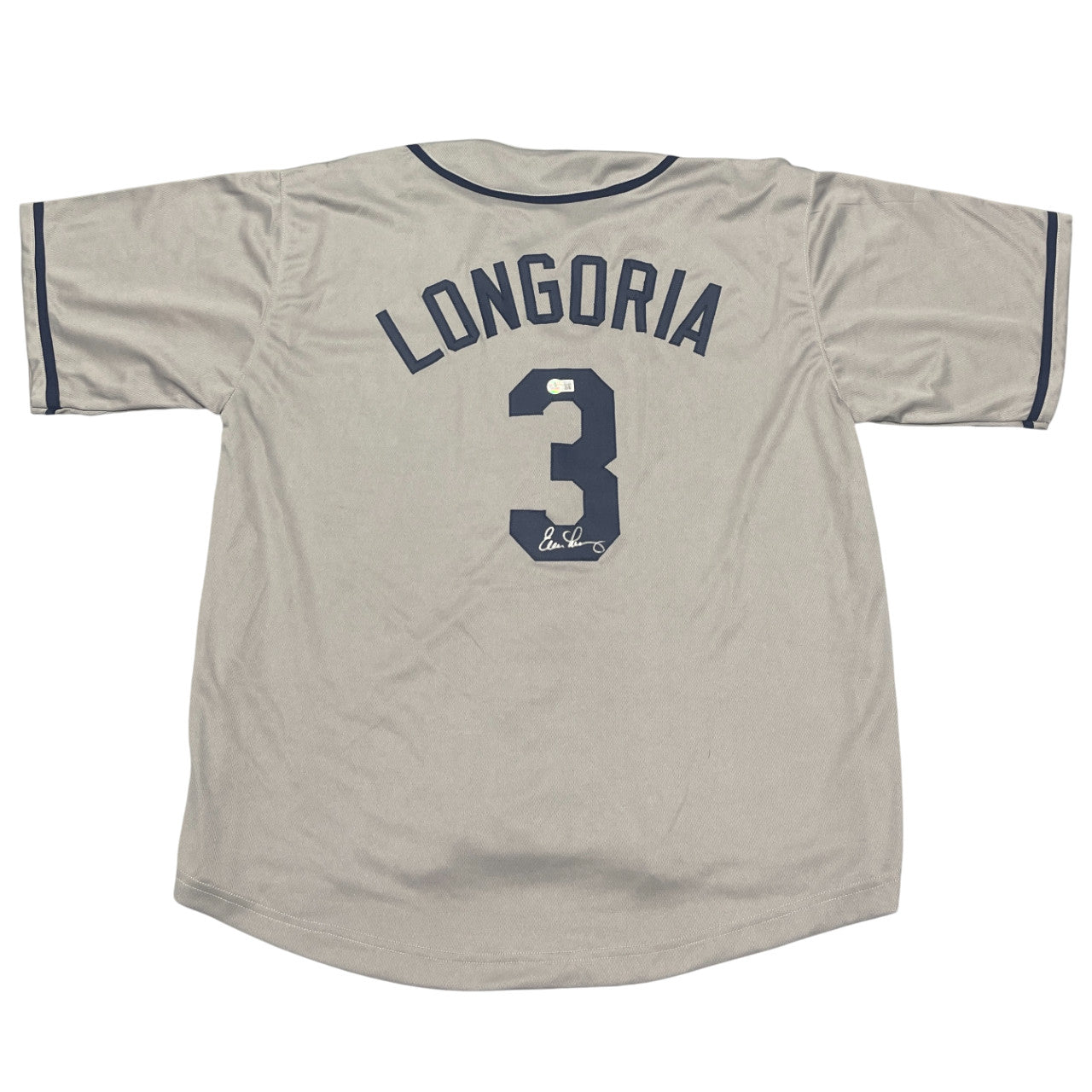 Evan Longoria Signed Tampa Bay Rays Custom Jersey (Beckett COA)