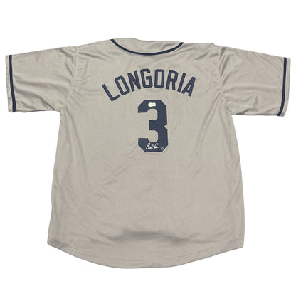 Evan Longoria Signed Tampa Bay Rays Custom Jersey (Beckett COA)