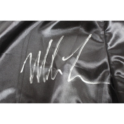 Mike Tyson Autographed Black Boxing Trunks