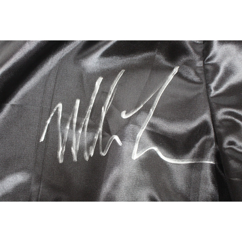 Mike Tyson Autographed Black Boxing Trunks