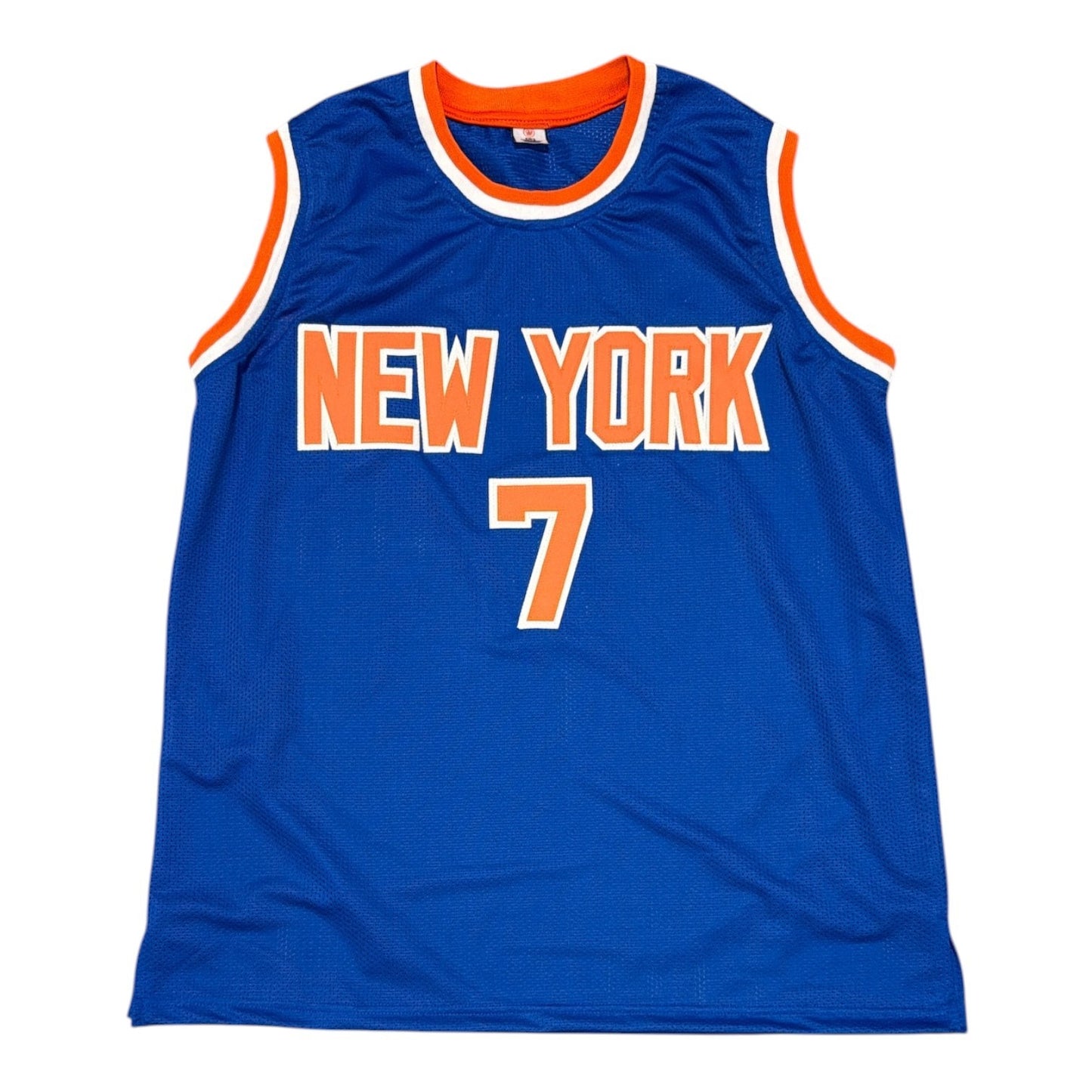 Kenny Walker Signed New York Knicks Custom Jersey - 1989 Dunk Champ