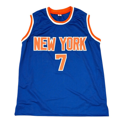 Kenny Walker Signed New York Knicks Custom Jersey - 1989 Dunk Champ