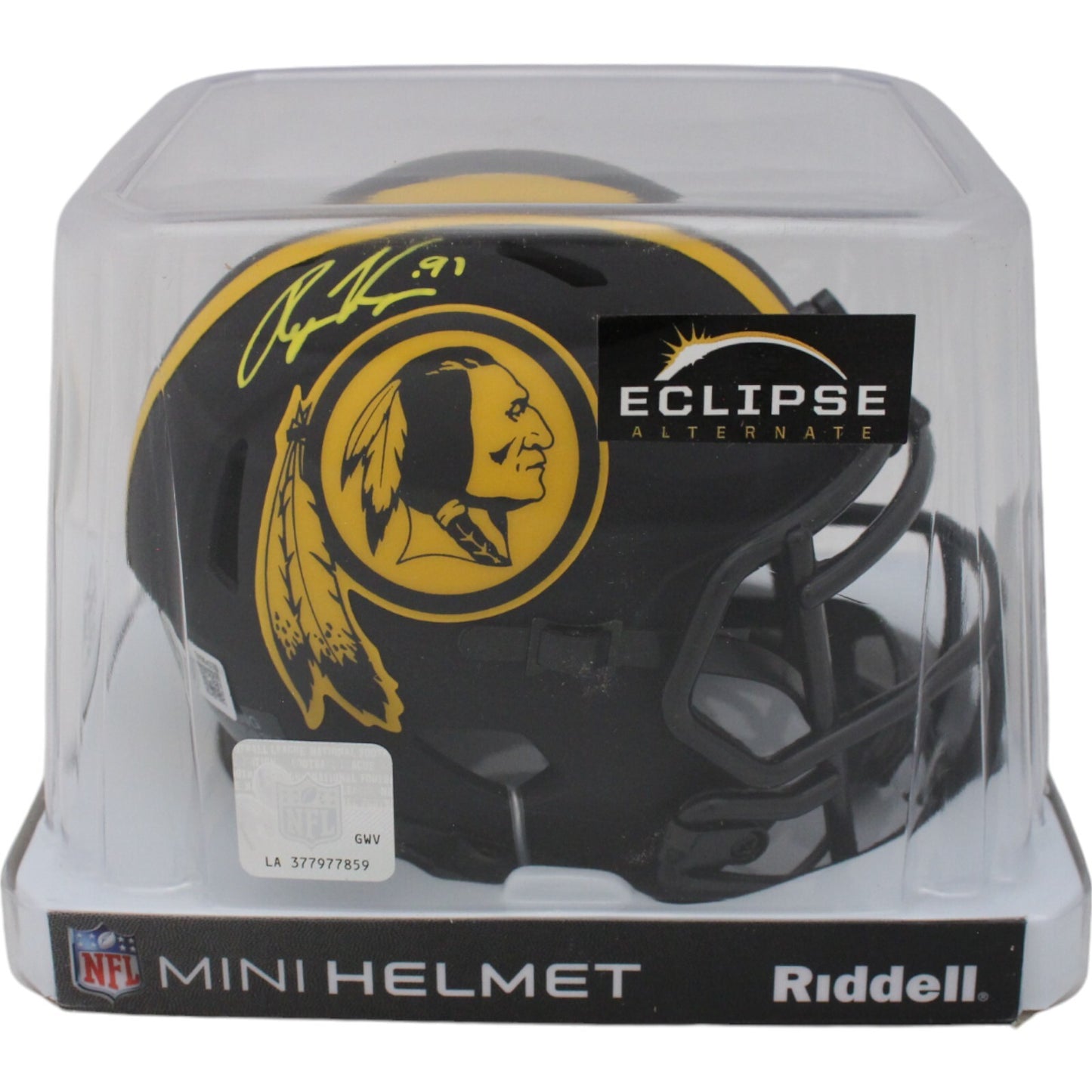 Ryan Kerrigan Autographed Washington Redskins Eclipse Mini Helmet