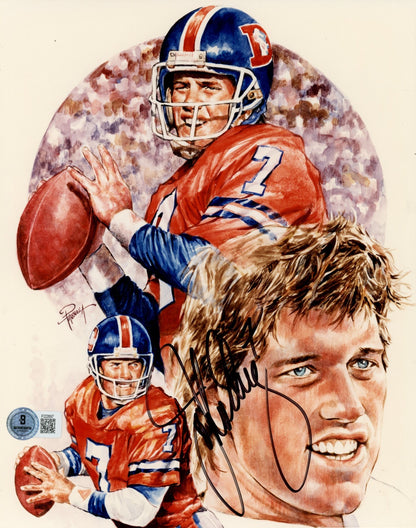John Elway Signed Denver Broncos 8x10 Photo