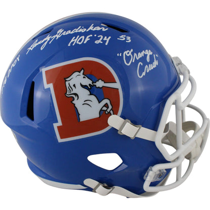 Randy Gradishar Denver Broncos Autographed Full Size Throwback Helmet
