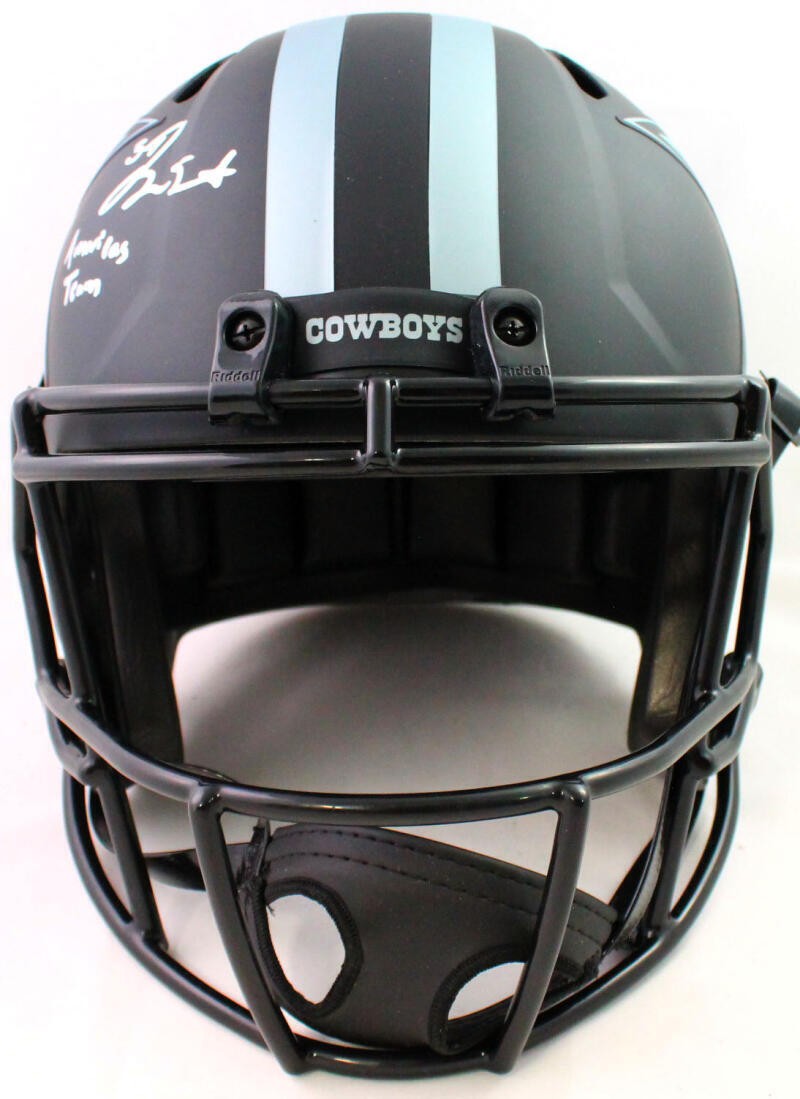 Jaylon Smith Full Size Helmet Dallas Cowboys Eclipse Speed Signed "AT"