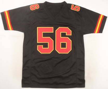 Derrick Johnson Signed Kansas City Chiefs Black Custom Jersey