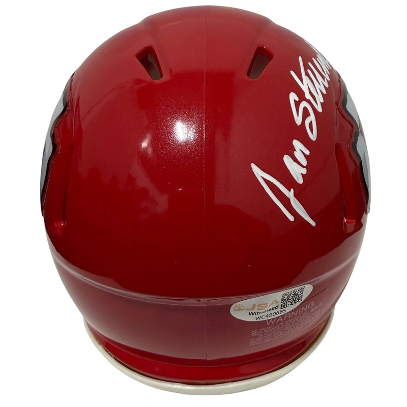 Jan Stenerud Signed Speed Mini Helmet Kansas City Chiefs (HOF 91) JSA