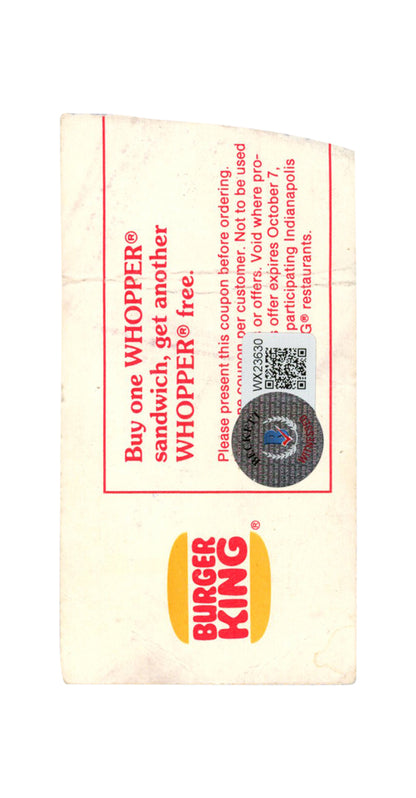 Deion Sanders Autographed Atlanta Falcons Ticket Stub 9/24/1989 BAS