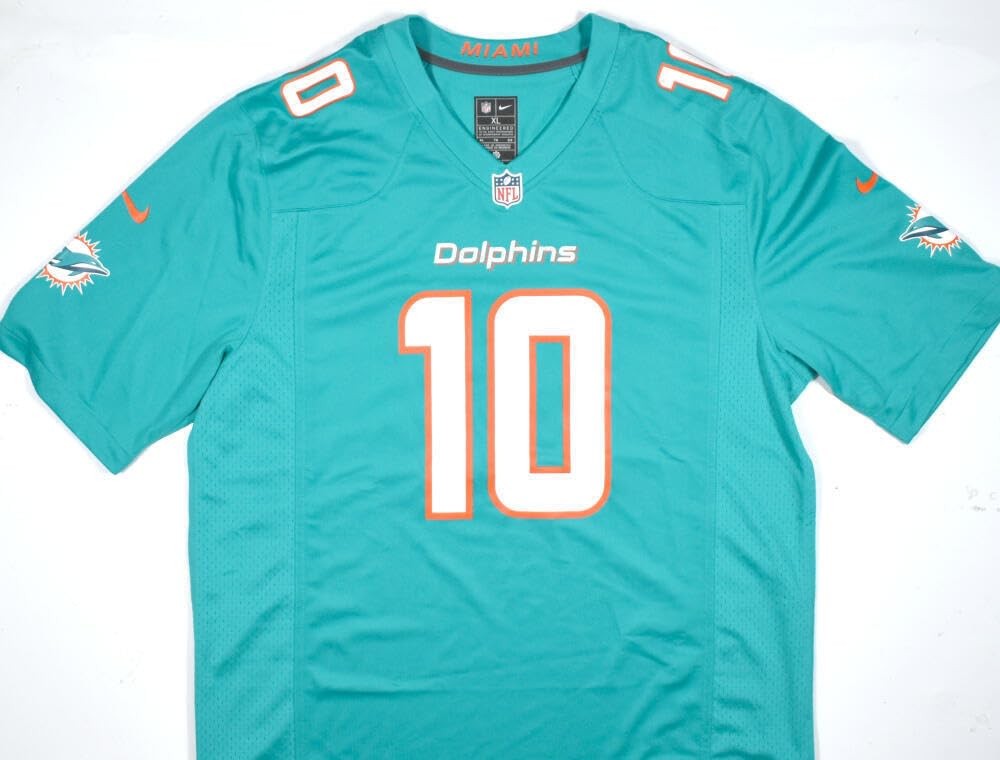Tyreek Hill Signed Miami Dolphins Nike Teal Jersey