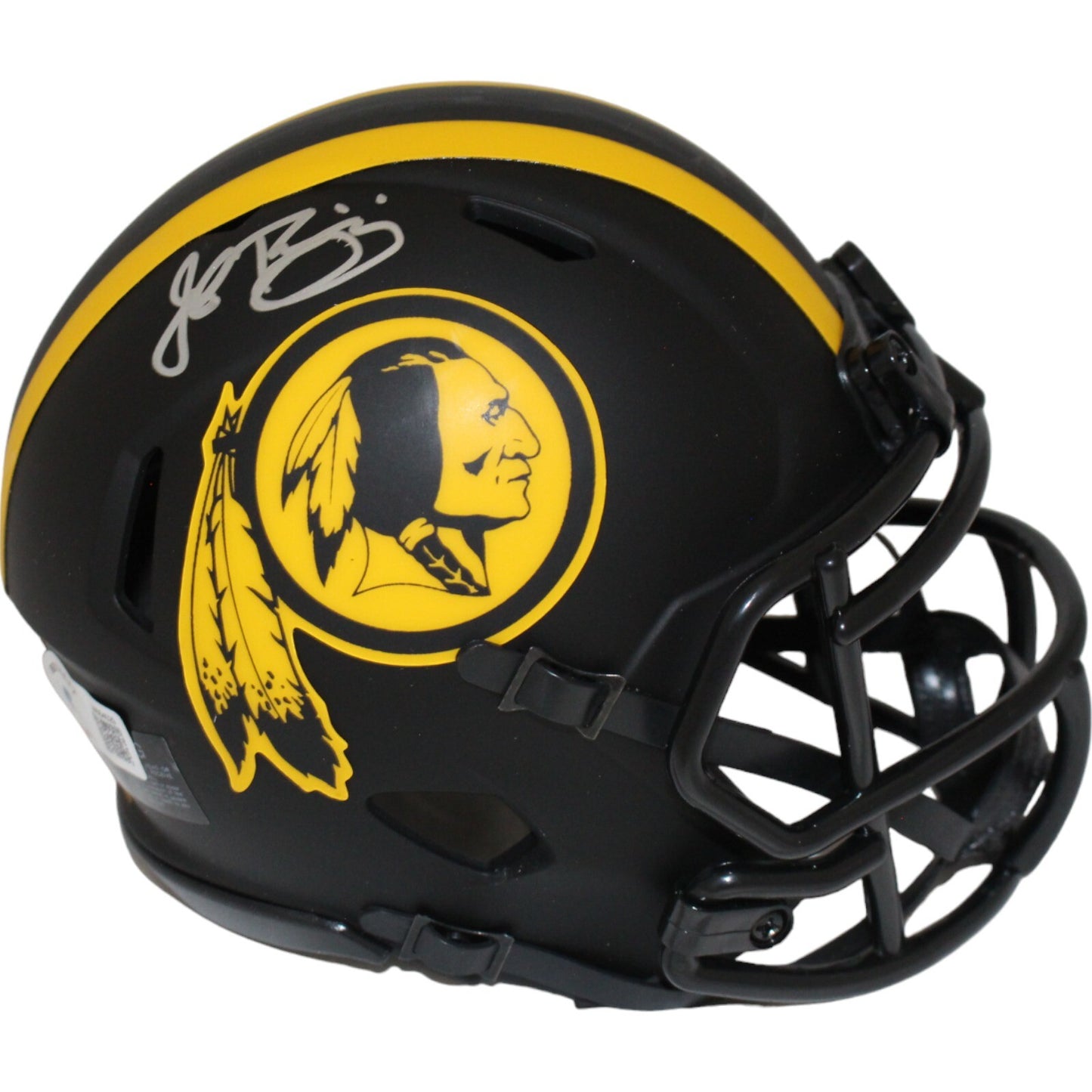 John Riggins Signed Washington Redskins Riddell Eclipse Mini Helmet