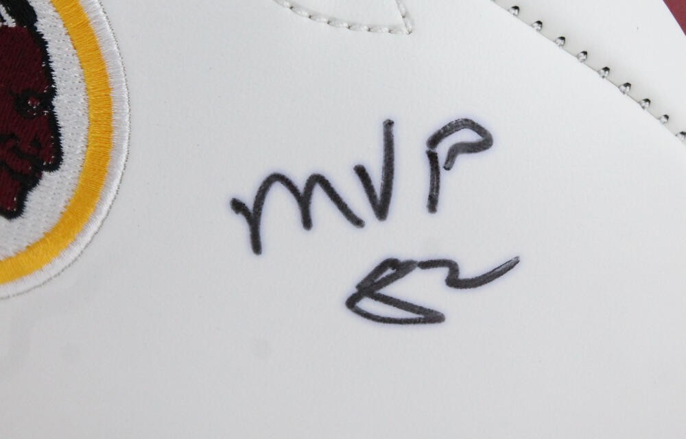 Mark Moseley Signed Washington Redskins Logo Football - 82 MVP