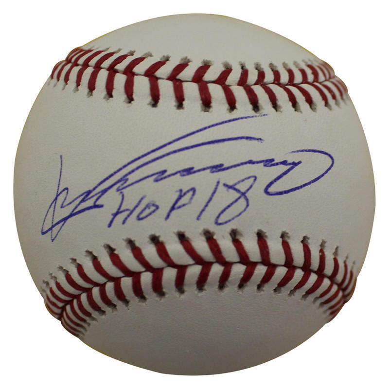 Vladimir Guerrero Signed Montreal Expos OML Baseball HOF Inscribed JSA