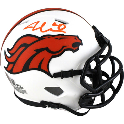 Jonathon Cooper Denver Broncos Autographed Lunar Mini Helmet