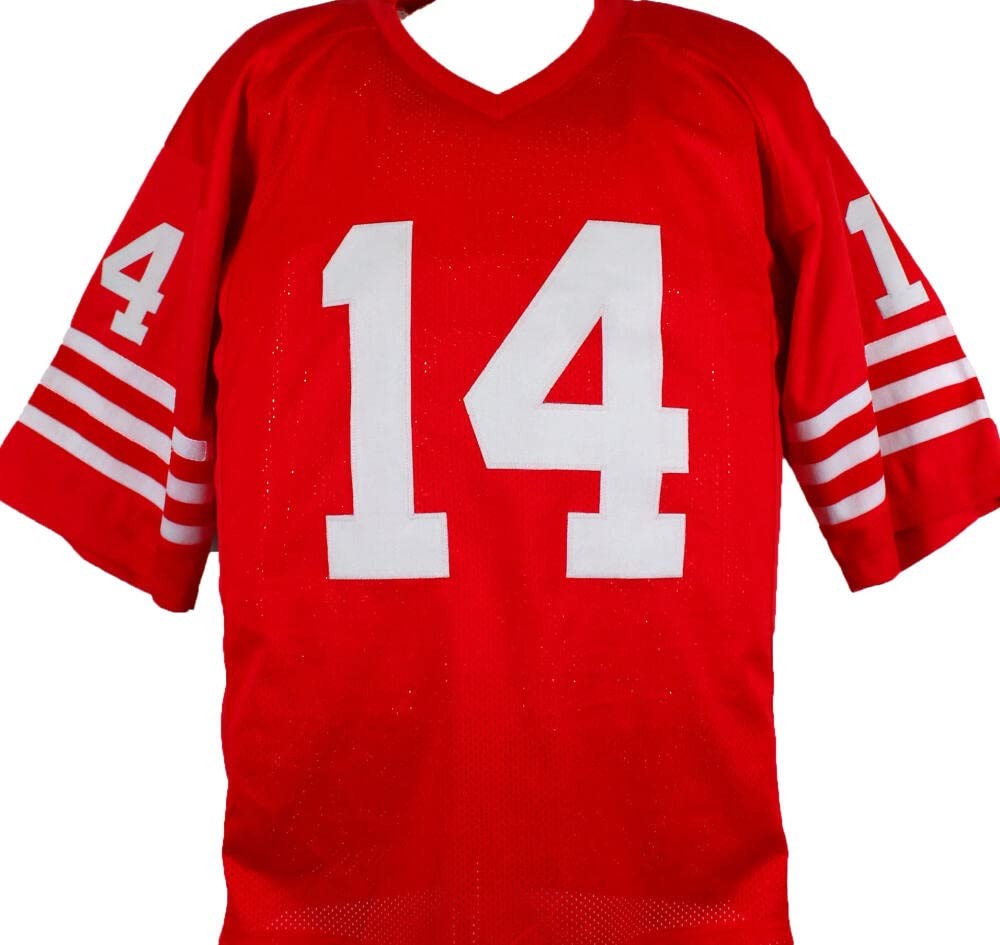 Ray Wersching Signed Red Custom Jersey (SB XVI Inscription)