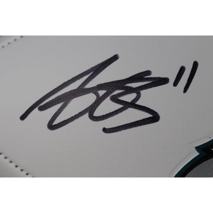 AJ Brown Autographed Philadelphia Eagles Logo Football