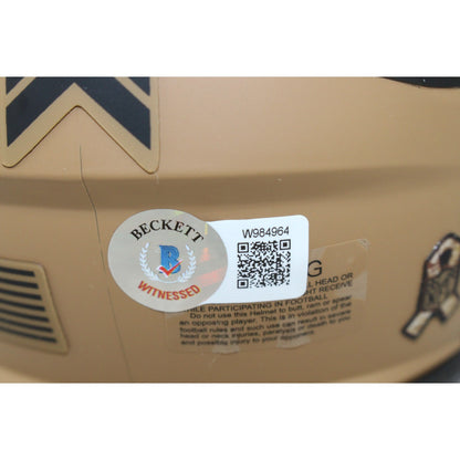 TJ Hockenson Signed Minnesota Vikings 2023 STS Mini Helmet (BAS)