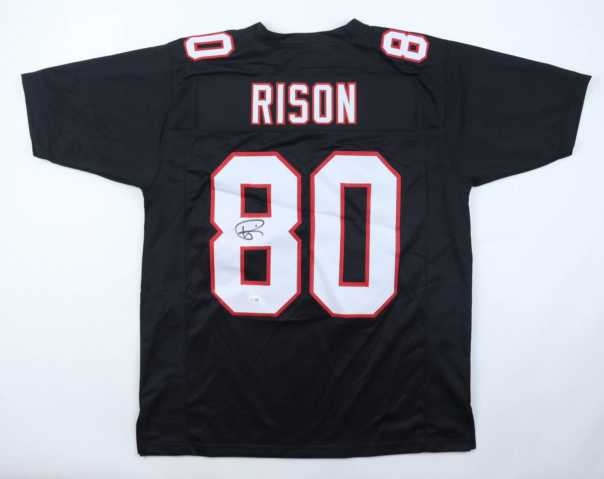 Andre Rison Signed Atlanta Falcons Black Custom Jersey