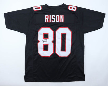 Andre Rison Signed Atlanta Falcons Black Custom Jersey