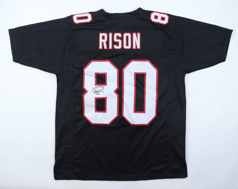 Andre Rison Signed Atlanta Falcons Black Custom Jersey