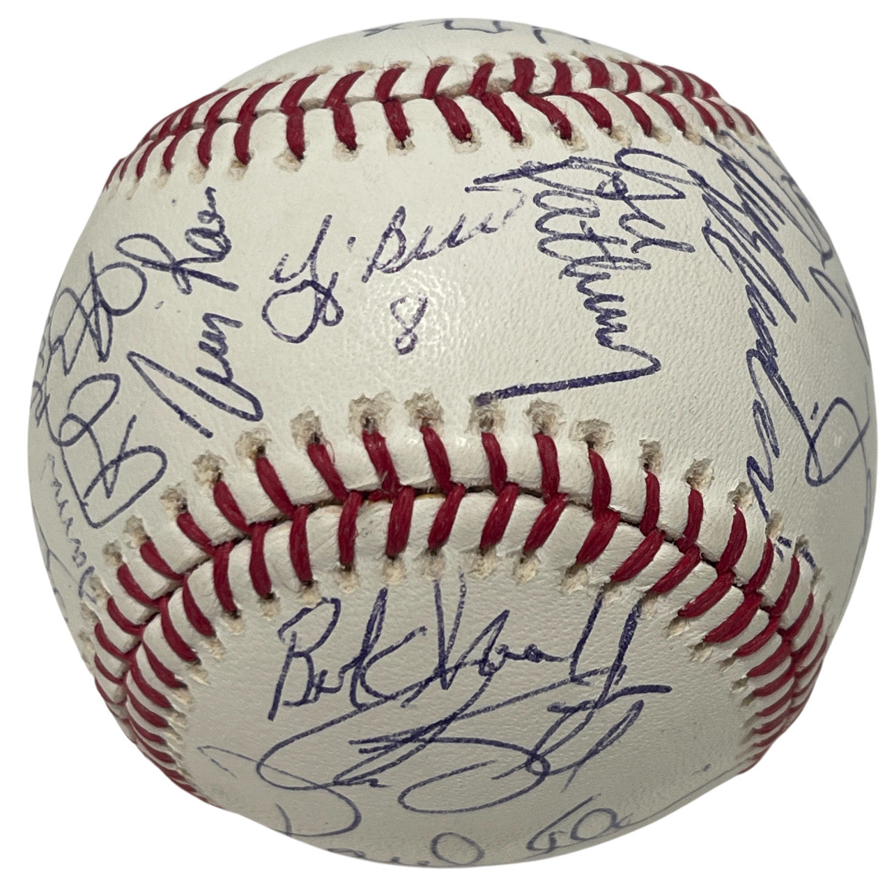 2008 New York Yankees Old Timers Day Multi-Signed (24) Baseball JSA COA