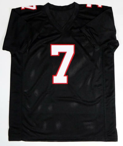 Michael Vick Autographed Black Custom Jersey